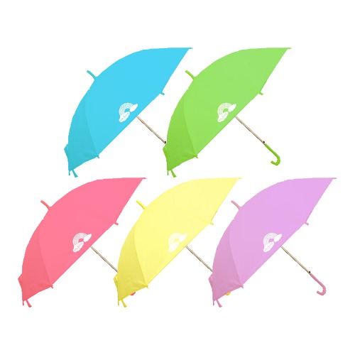 [※입고지연/5월2일 입고예정] 어린화가들 파스텔 우산 (색상랜덤)